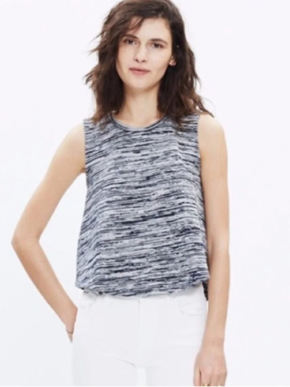 Madewell Marty Space Dyed Knit Tank Top